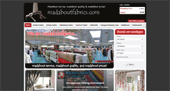Desktop Screenshot of madaboutfabrics.com